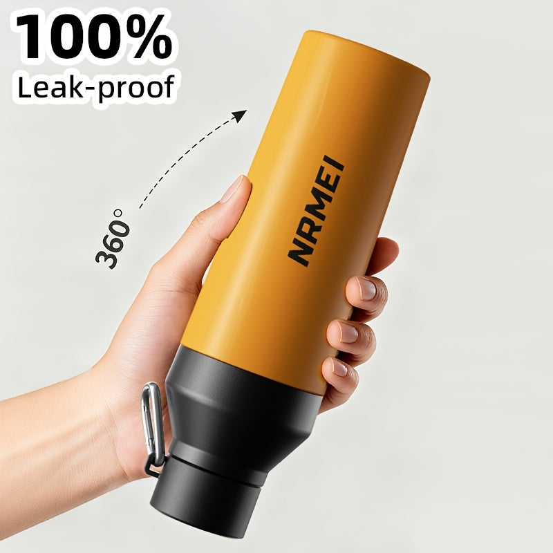 Stainless Steel Insulated Sports Water Bottle, Durable Material, One-Touch Lid, 25oz, Travel Mug - 24-Hour Hot\u002FCold Insulation, Backpack Opening Design, Includes Tea Separator, Ideal for Outdoor, Camping, And Hiking Water Bottle, Sports Water Bottle