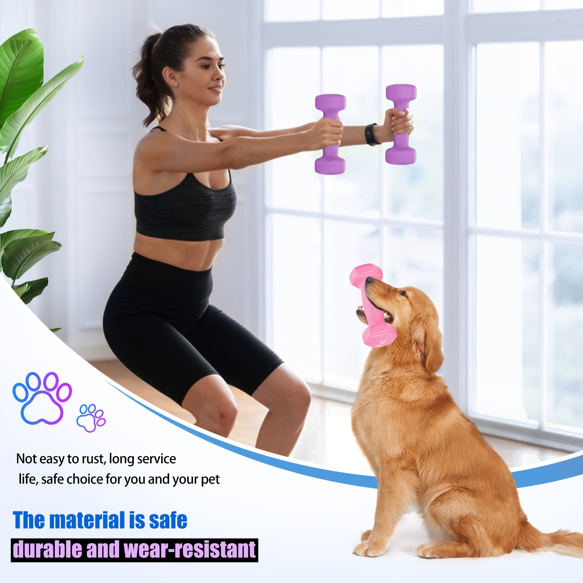 Adjustable Dumbbell Hand Weights Set Gift Box Style