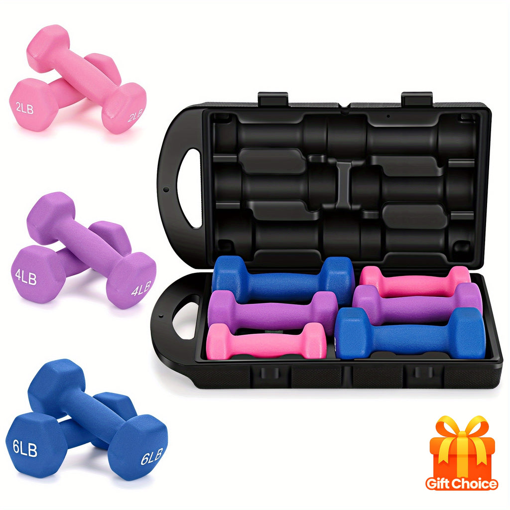 Adjustable Dumbbell Hand Weights Set Gift Box Style