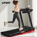 4-in-1 Treadmill with 6% Incline, Portable Treadmills for Home with Handle, Foldable Treadmills for Home and Office, 300 Lbs Weight Capacity, Three Touch Screen