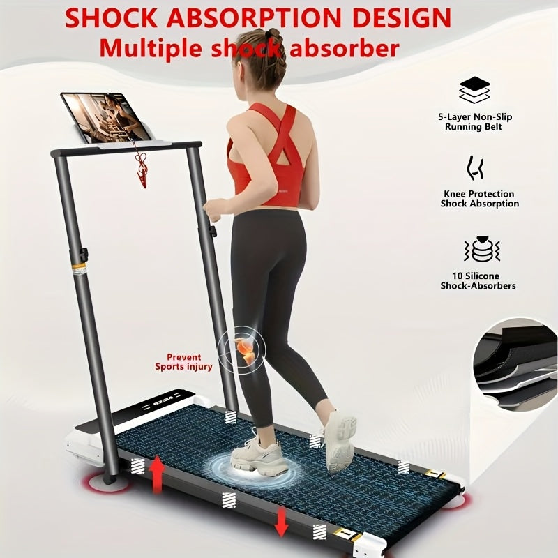 Walking Pad 4In 1 for Walking And Jogging, Under Desk Treadmill for Home Office, Portable Walking Pad Treadmill Under Desk, Desk Treadmill with LED Display, Treadmill Walking Pad, Treadmill Machine, Treadmill with Incline, Without Battery