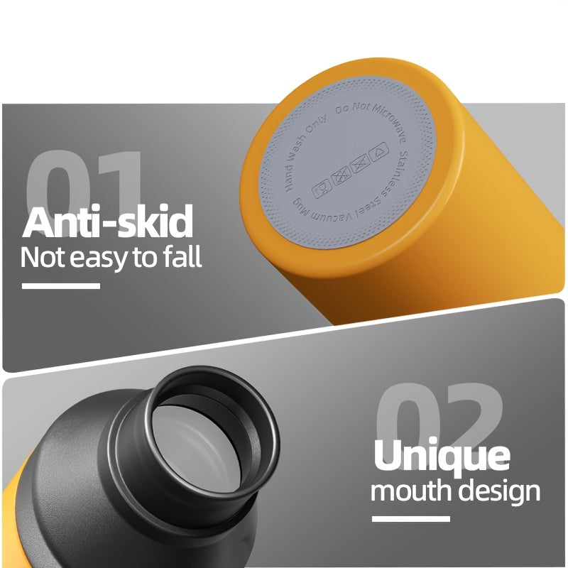 Stainless Steel Insulated Sports Water Bottle, Durable Material, One-Touch Lid, 25oz, Travel Mug - 24-Hour Hot\u002FCold Insulation, Backpack Opening Design, Includes Tea Separator, Ideal for Outdoor, Camping, And Hiking Water Bottle, Sports Water Bottle