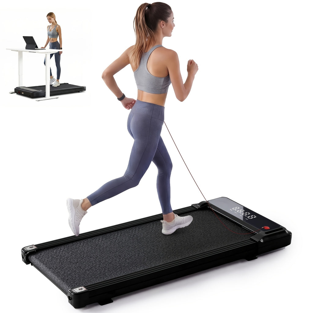 Walking Pad Treadmill for Home, Under Desk Treadmill for Small Space, Portable Design for Home Office Workouts