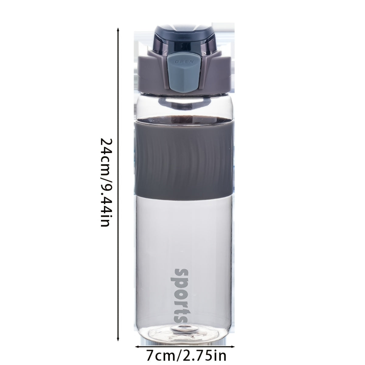 1pc Outdoor Travel Water Cup, Fitness Sports Water Cup, High-value Plastic, Portable Cup, Portable Plastic Cup, Travel Accompanying Cup, Household Kettle