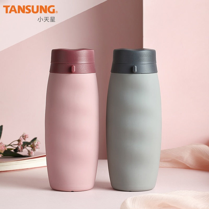 Spot Portable Sports Kettle 20.29oz High Temperature Resistant Silicone Folding Roll Cup Outdoor Travel Water Cup Wholesale